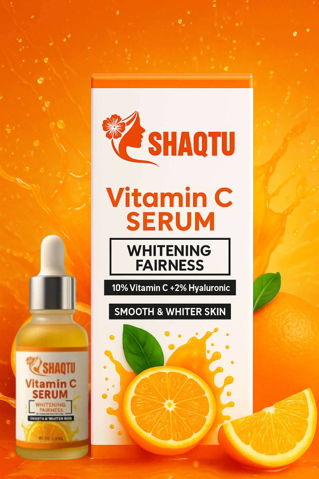Vitamin C Brightening serum 30ml-Dark spot  Remover, Glow  Booster Hydrating  Formula